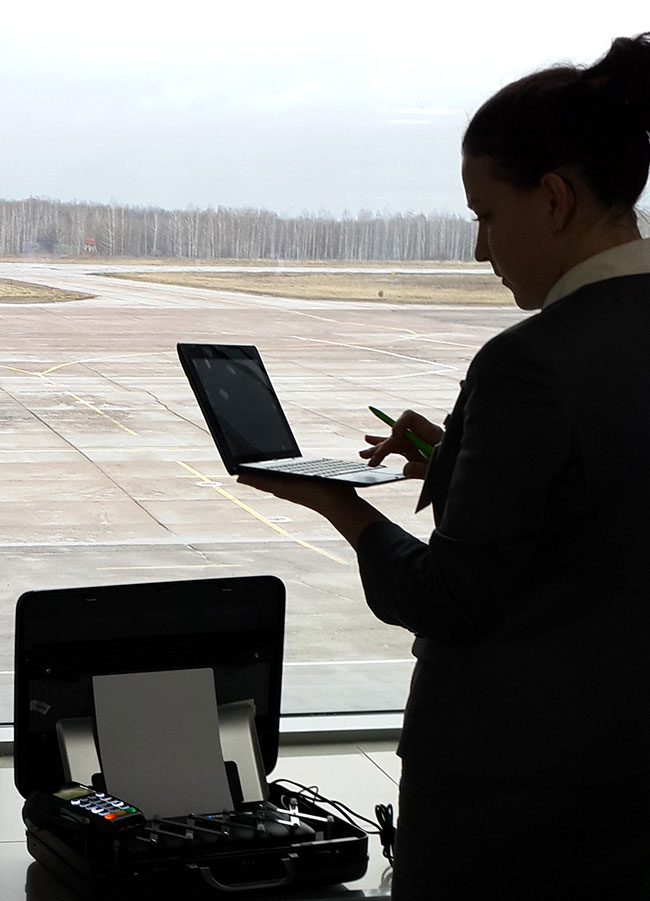 Мобильные решения на базе ОПТОКЕЙСа теперь работают в аэропортах России