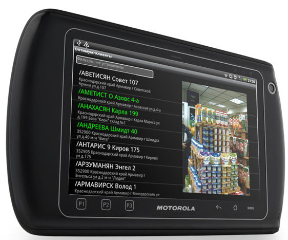 Защищенный планшет Motorola ET1 на базе Android